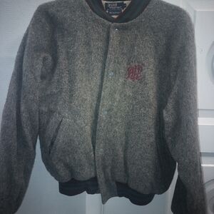 Ralph Lauren Polo Label with Blue and Cream